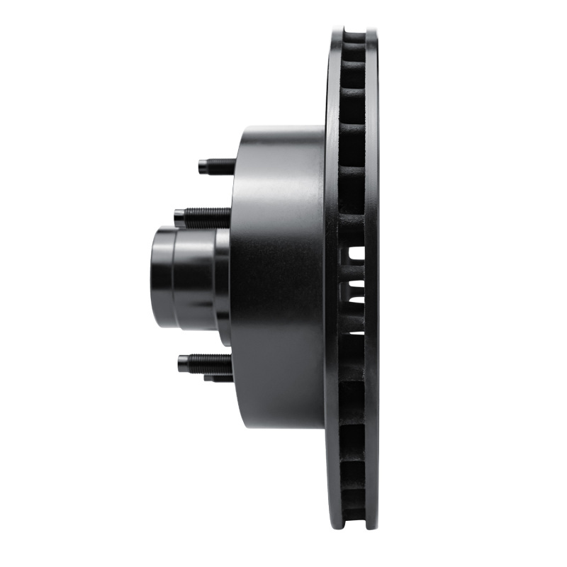 Ford F-150 Brake Rotor (1) - Front Left - R1 Concepts - Drilled & Slotted - Black - `94-`01